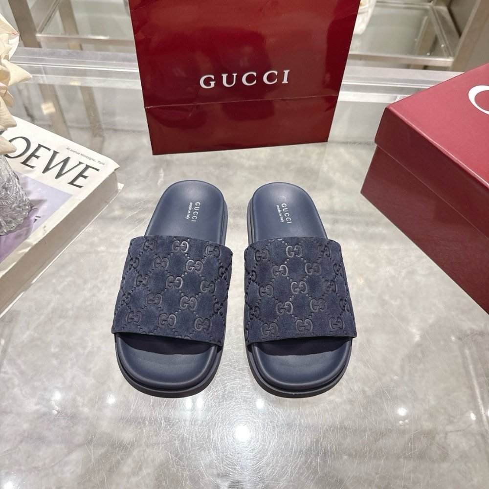 Gvc*1 Men Slide Sandal Blue 834941 Aaduo 4009