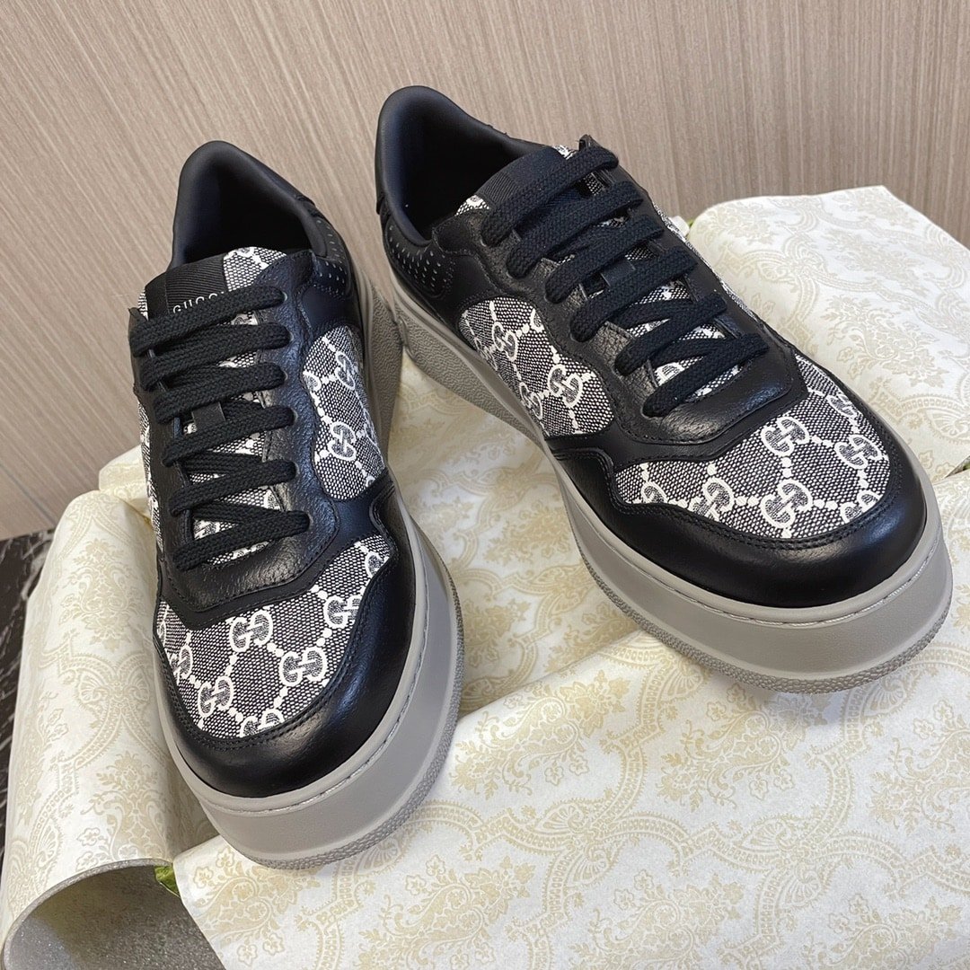 Gvc*1 Men’S Gg Trainer Svp*me Canvas Black 669582 Aacod 1072