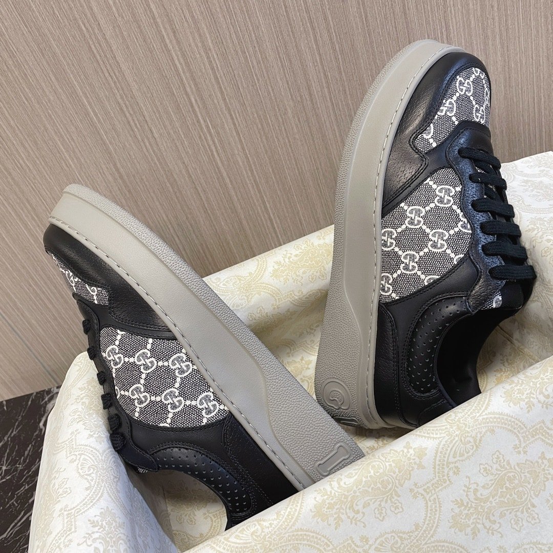 Gvc*1 Men’S Gg Trainer Svp*me Canvas Black 669582 Aacod 1072